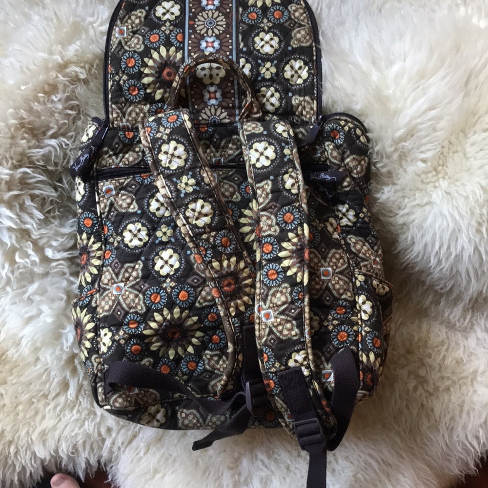 Brown Pattern Vera Bradley Backpack - image 3